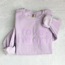 Load image into Gallery viewer, Lavender Take Heart Crew