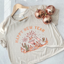 Load image into Gallery viewer, Happy New Year Crop Tee