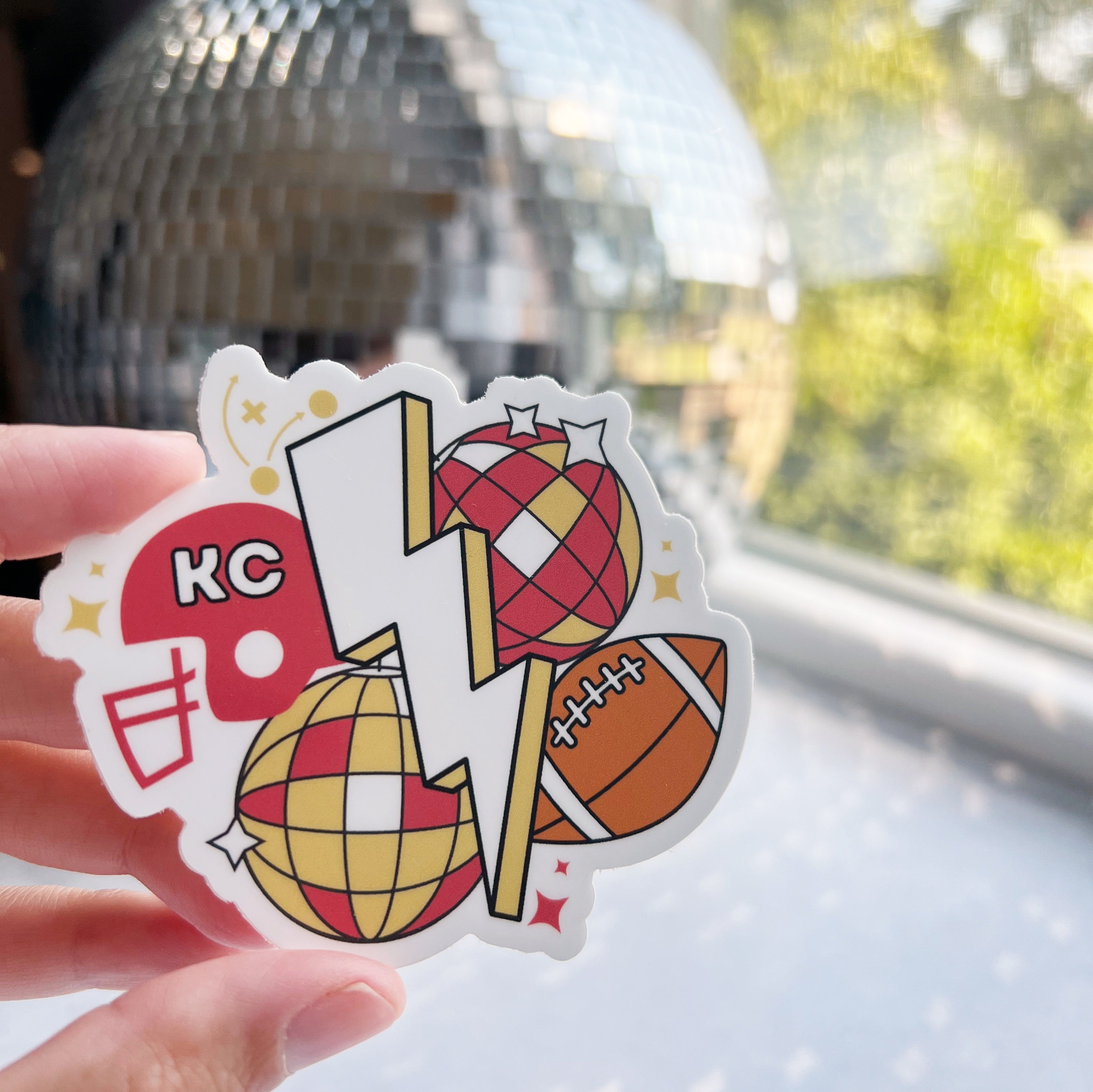 KC Lightning Sticker – Hazel Mae Goods