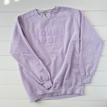 Load image into Gallery viewer, Lavender Take Heart Crew

